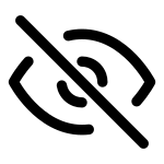Eye Closed SVG Icon
